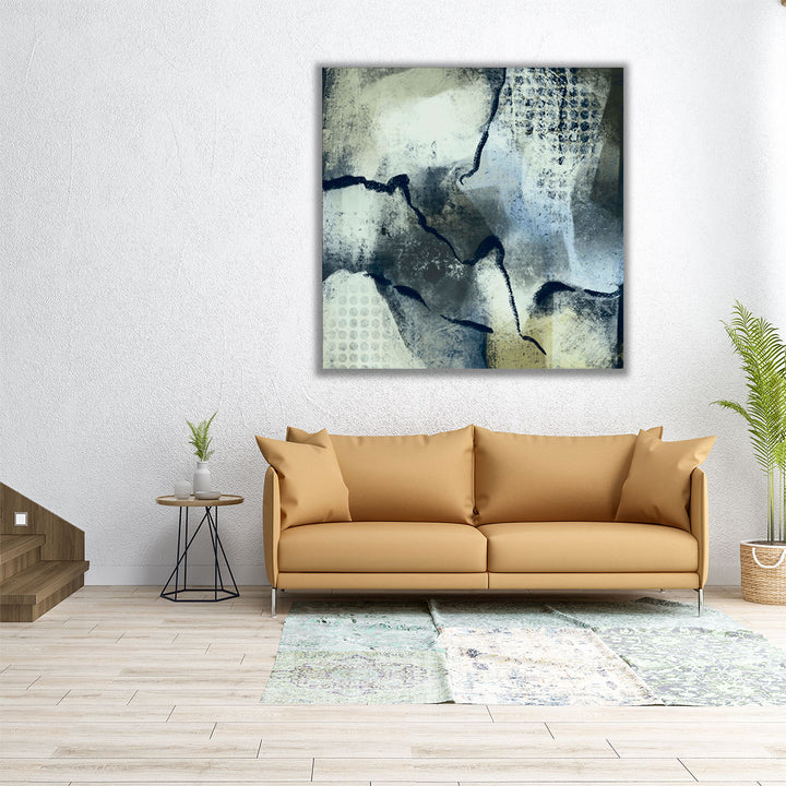 Square minimalist art in grey tones