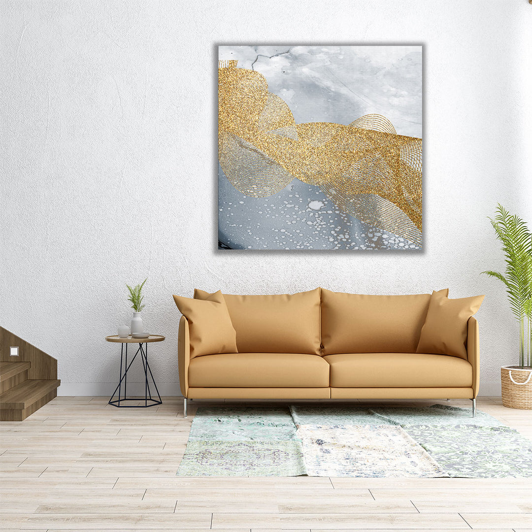 20×20 marble wall decor hallway metallic print