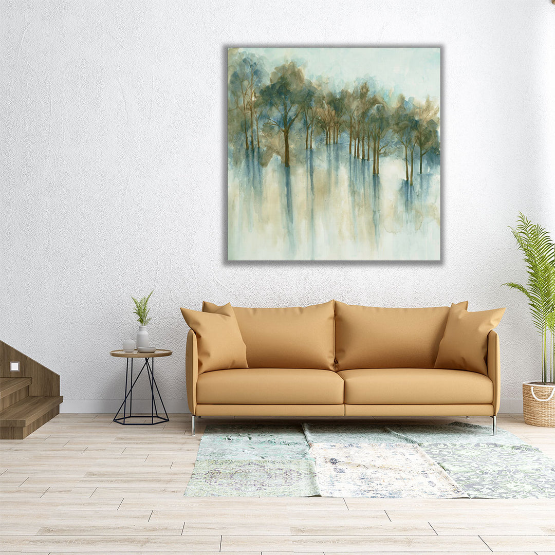 24x24 canvas forest landscape design
