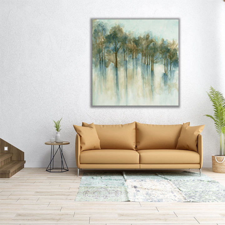 24x24 canvas forest landscape design