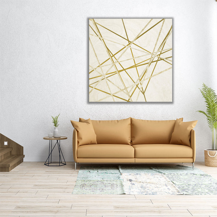 Gold Lined - Canvas Print Wall Art