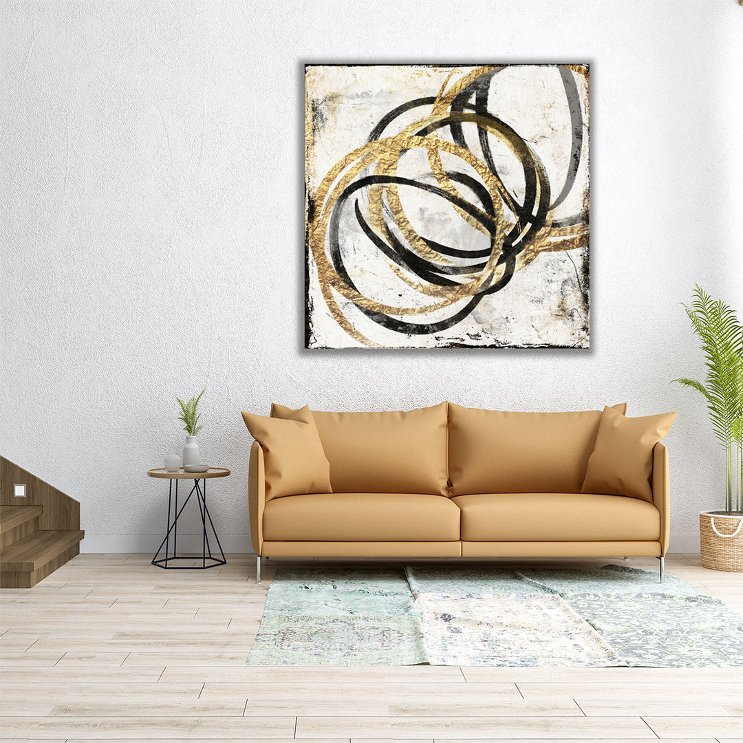 24x24 wrapped canvas abstract pattern design