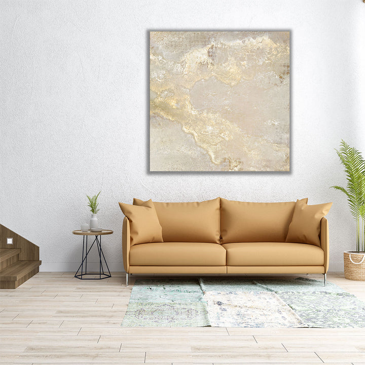 Golden Stream - Canvas Print Wall Art