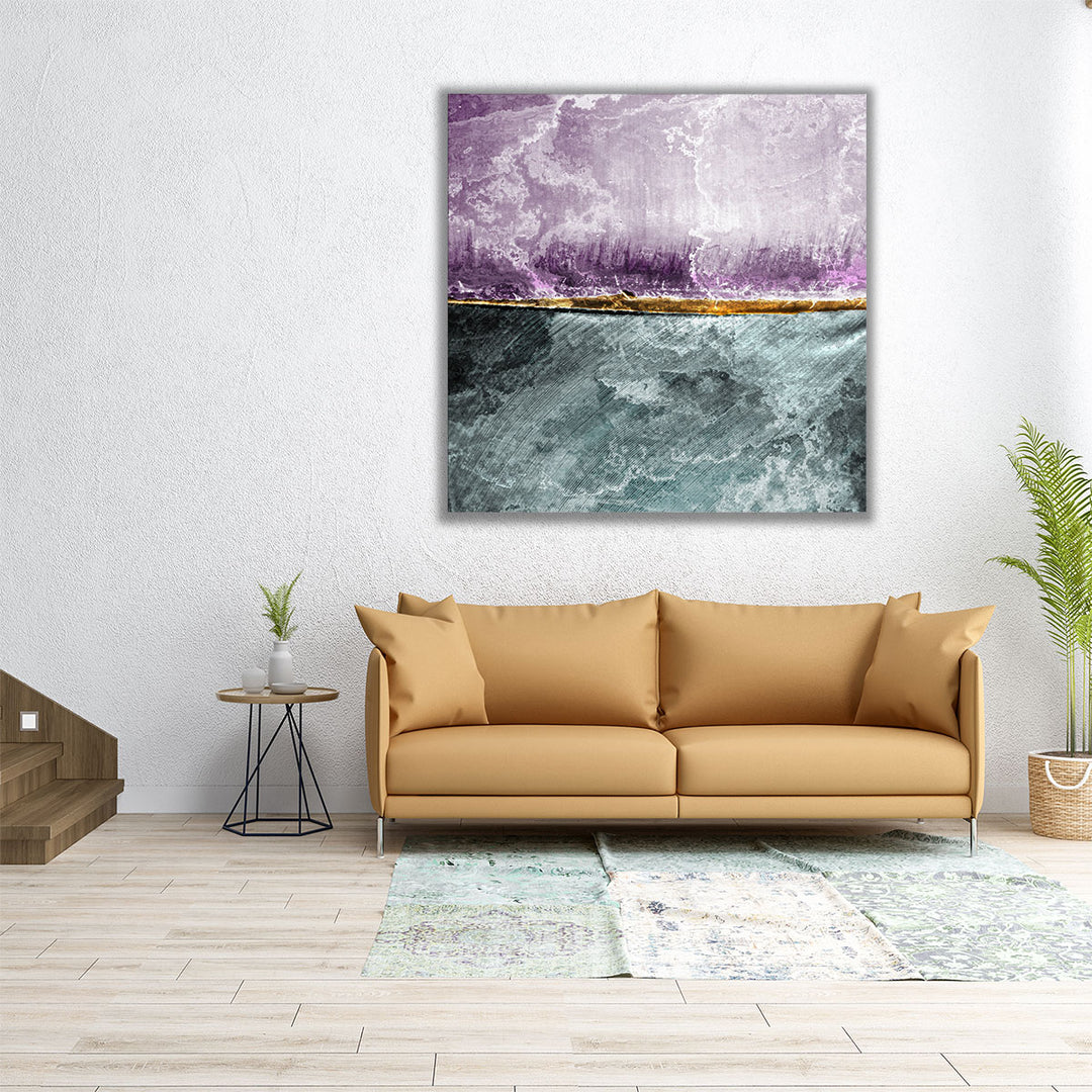 24x24 framed canvas geometric minimalism art