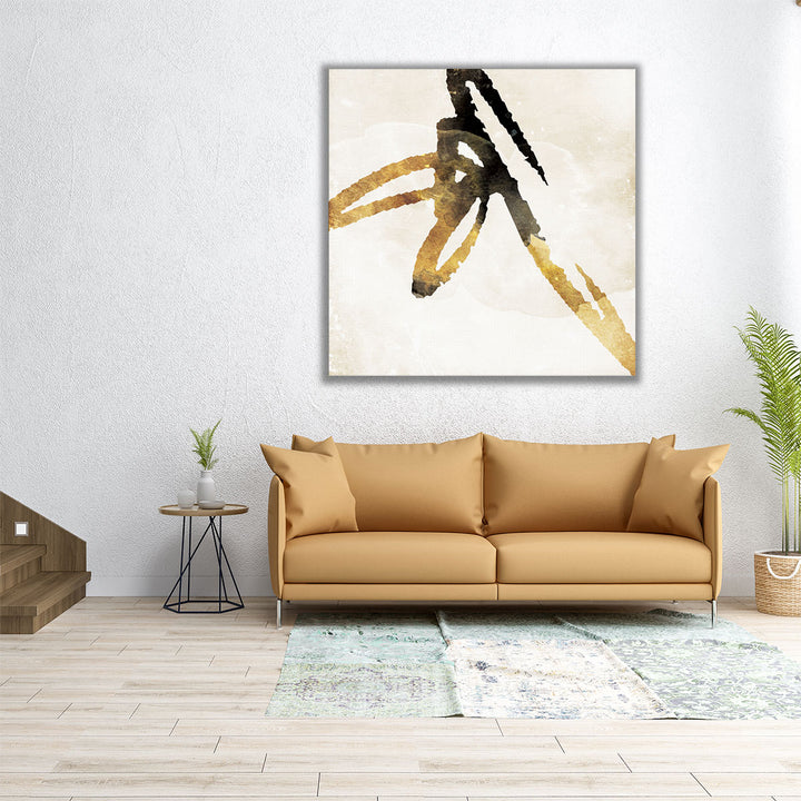 Line Scribble - Canvas Print Wall Art
