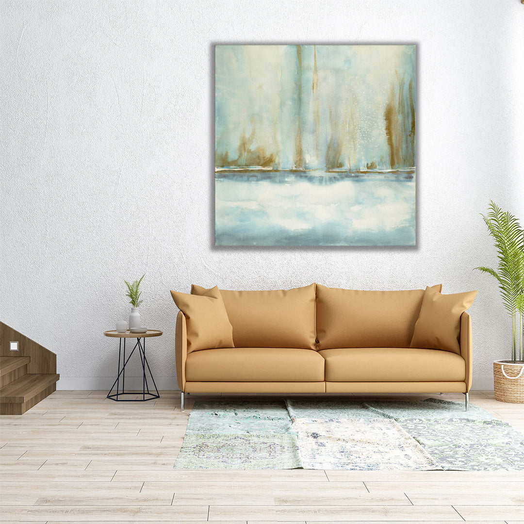 Square neutral canvas with minimal design