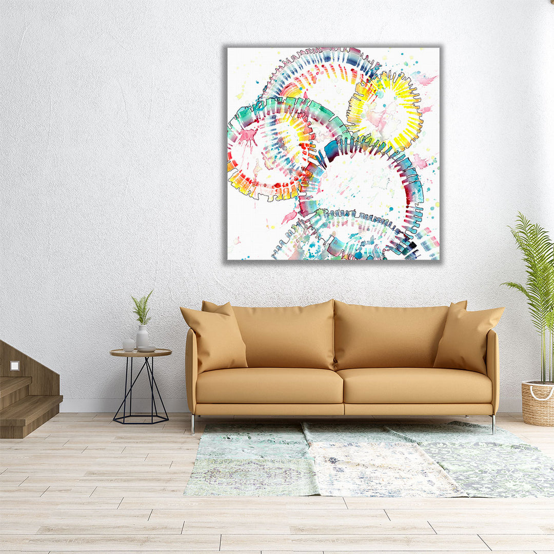 Rainbow Burst - Canvas Print Wall Art