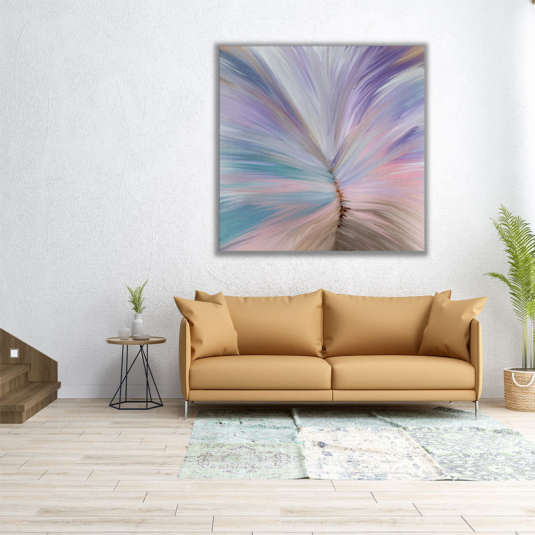 24x24 canvas modern neutral artwork display
