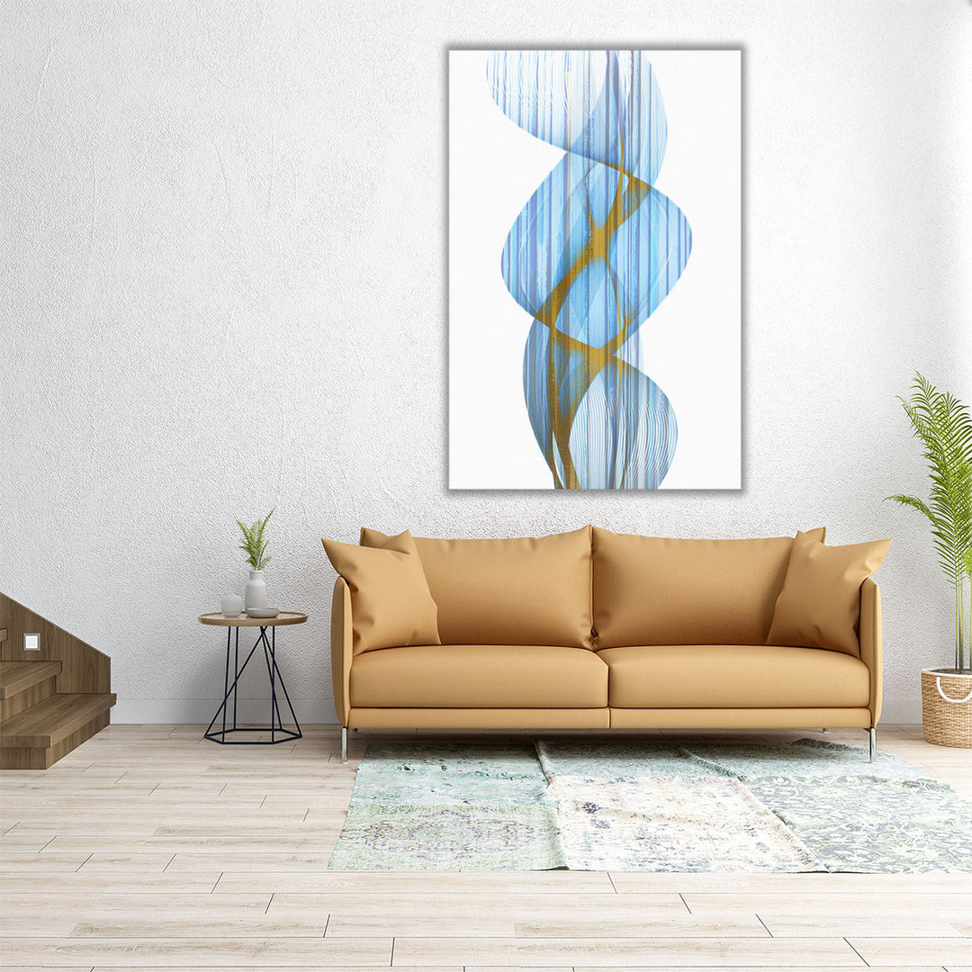 modern white abstract painting
