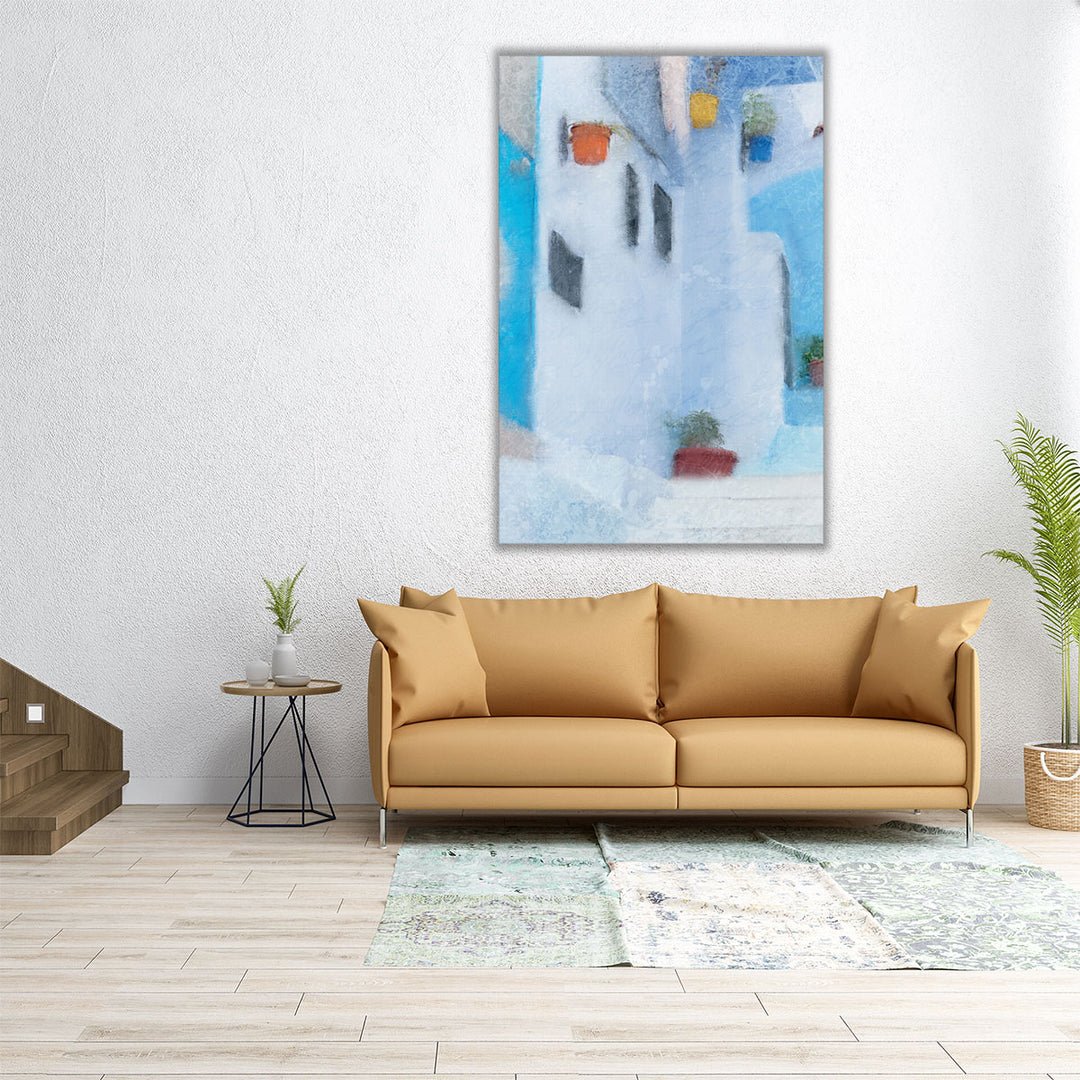 Up the Stairs 1 - Canvas Print Wall Art