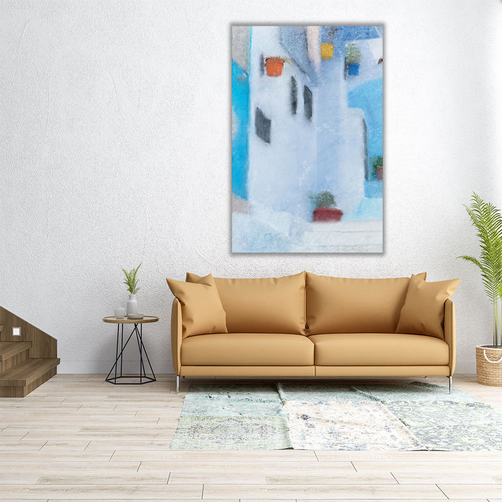 Up the Stairs 1 - Canvas Print Wall Art