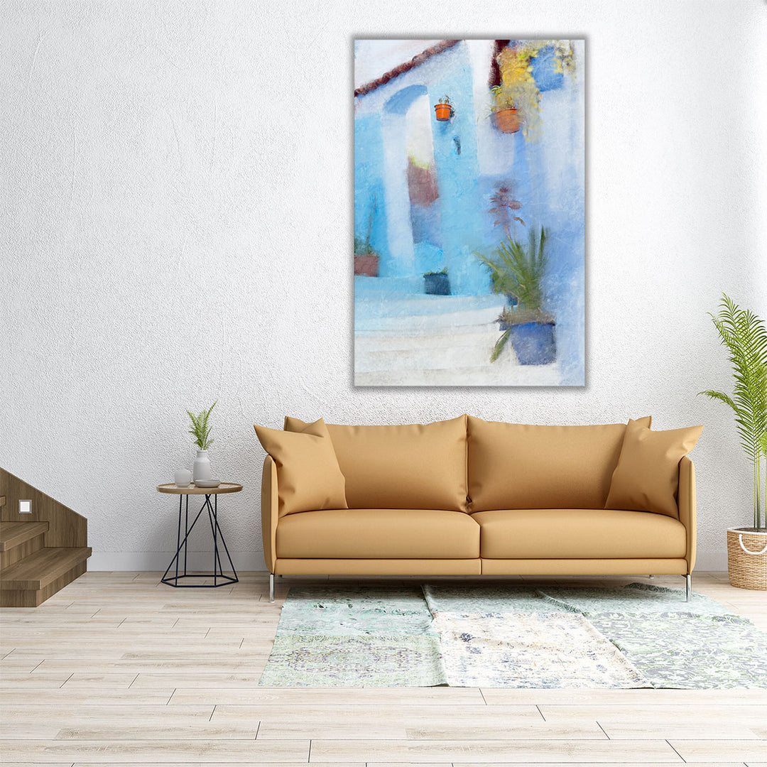 Up the Stairs 2 - Canvas Print Wall Art