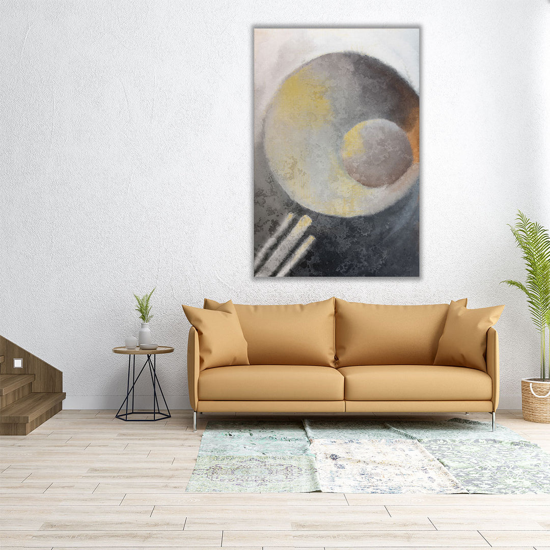Concrete Circle 1 - Canvas Print Wall Art