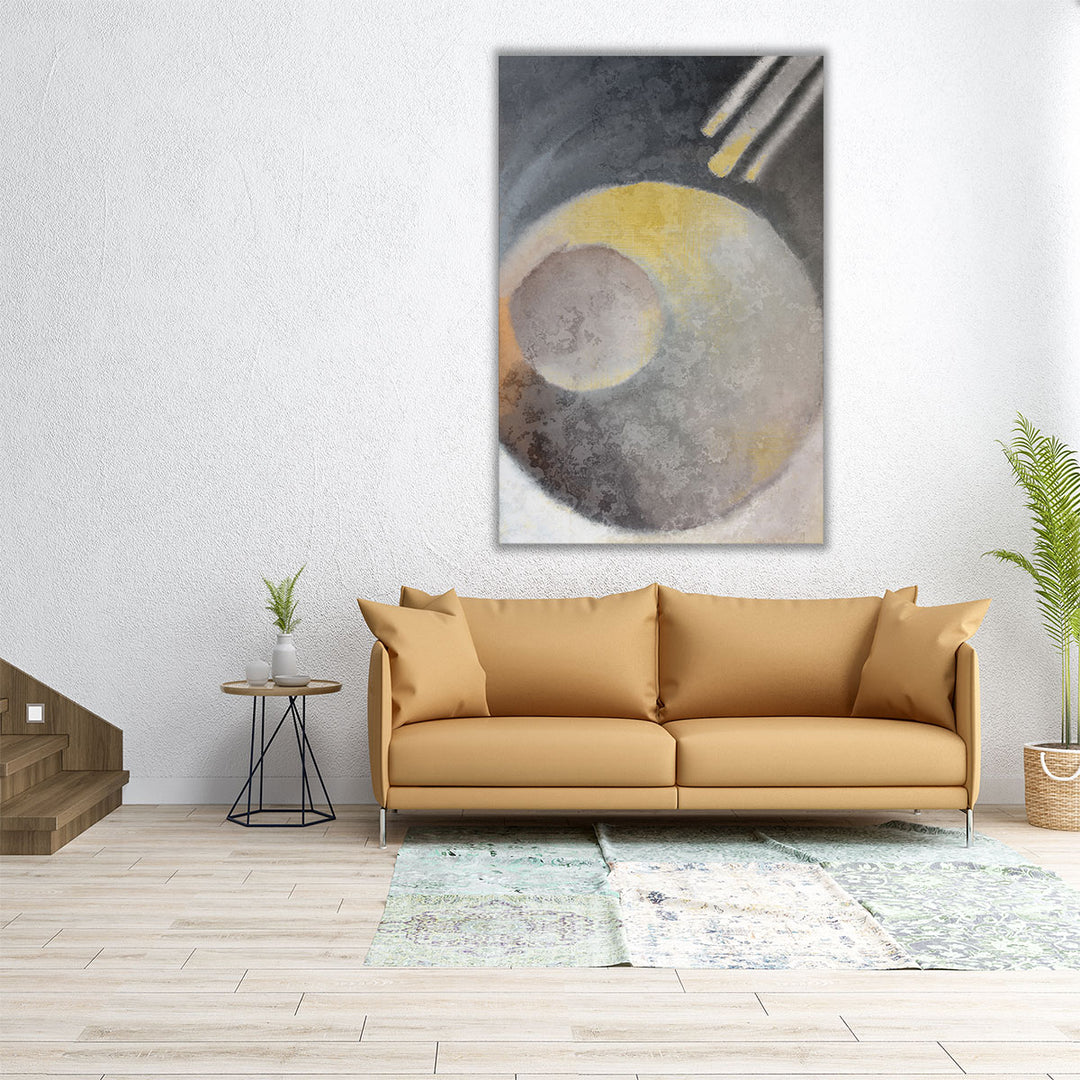 Concrete Circle 2 - Canvas Print Wall Art