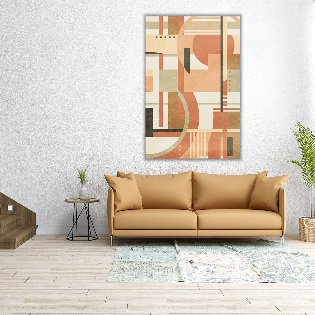 Geo Puzzle Boho Style Mate - Canvas Print Wall Art