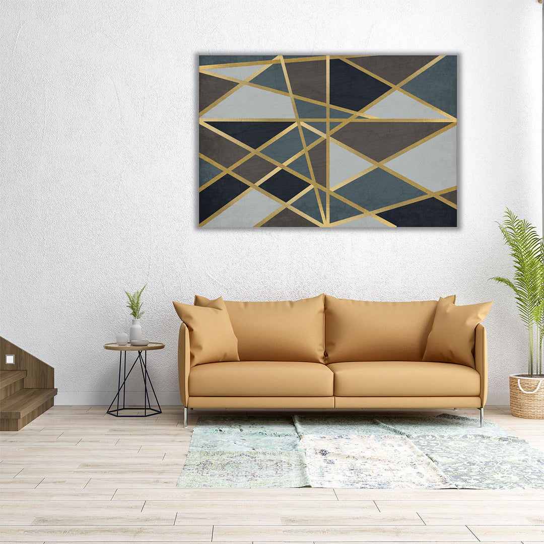 24x16 hallway canvas modern geometric design