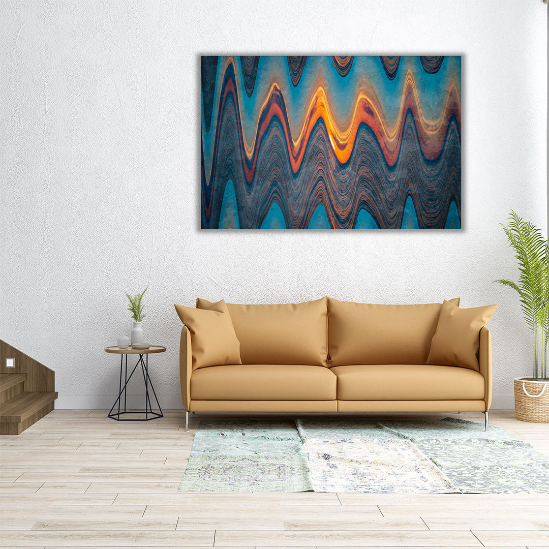 36x24 wrapped canvas abstract colorful piece
