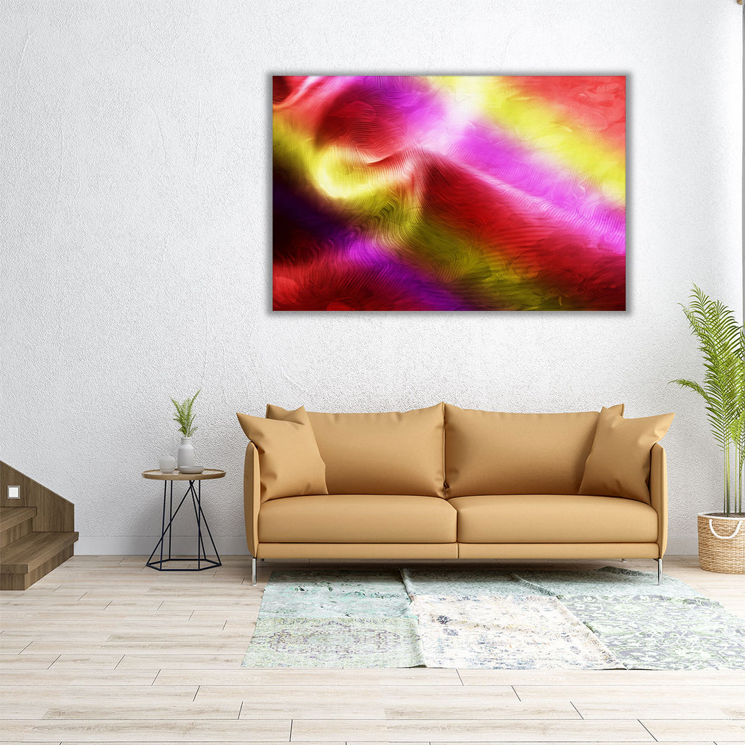 Oversized swirl pattern canvas artwork