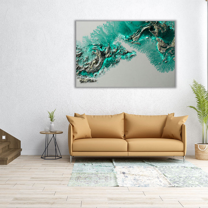 24x16 wrapped canvas abstract ocean print