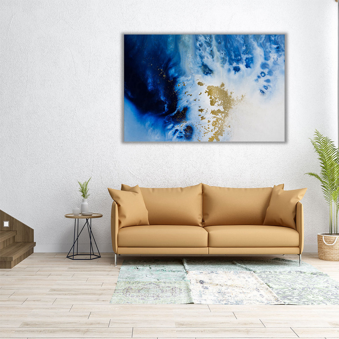 Gilded Abyss - Canvas Print Wall Art