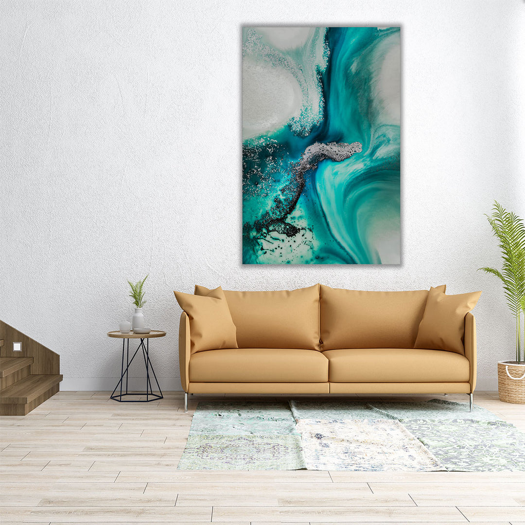 Aqua Passage - Canvas Print Wall Art
