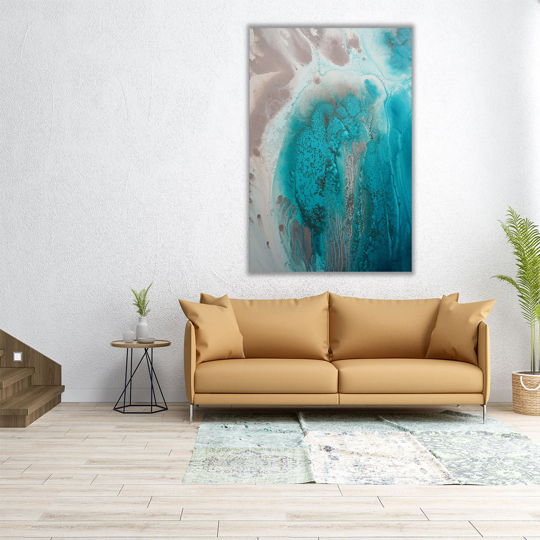 Coral Sea Flow 1 - Canvas Print Wall Art