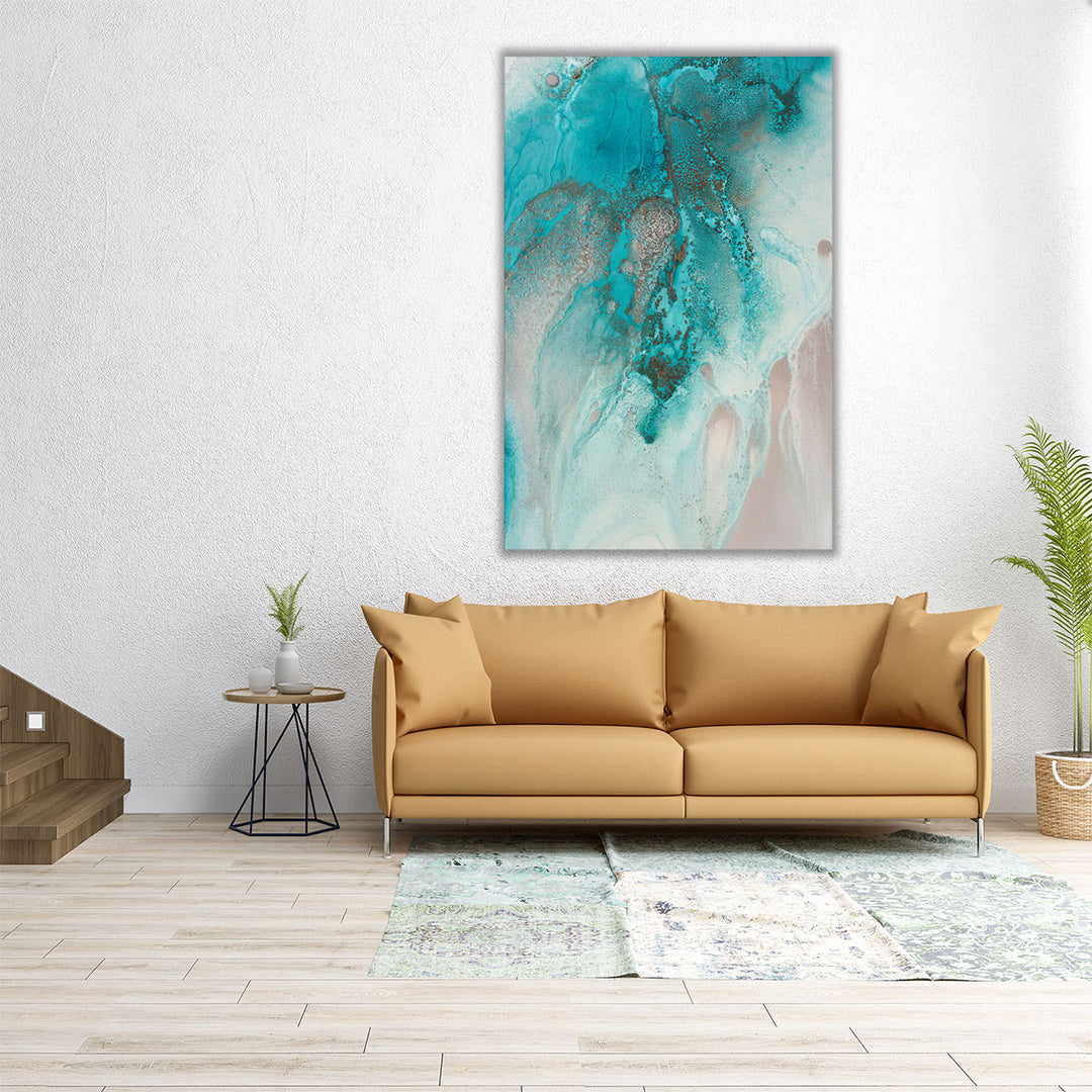 Coral Sea Flow 2 - Canvas Print Wall Art