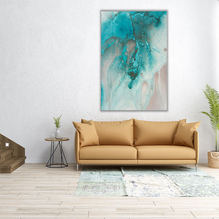 Coral Sea Flow 2 - Canvas Print Wall Art