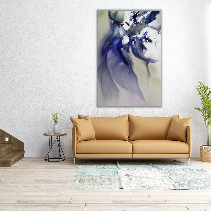 Indigo Rhapsody 1 - Canvas Print Wall Art