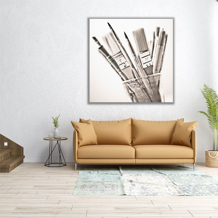 Paint Brushes - Canvas Print Wall Art