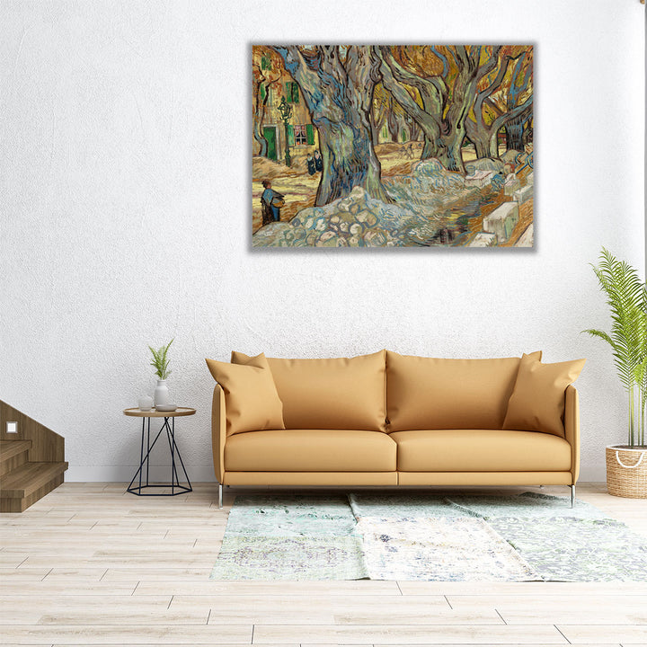 The Large Plane Trees,1889 - Canvas Print Wall Art