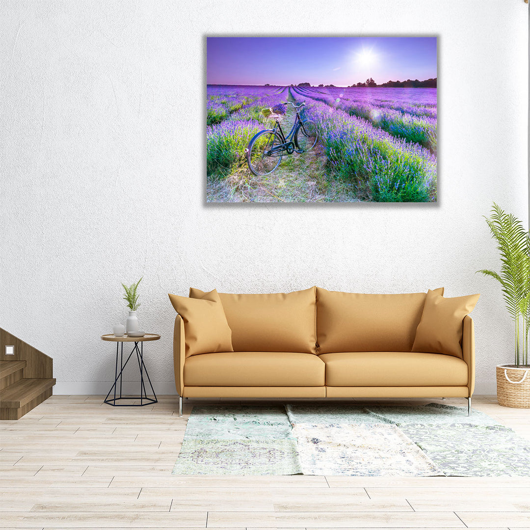 60x45 farmhouse lavender wall print