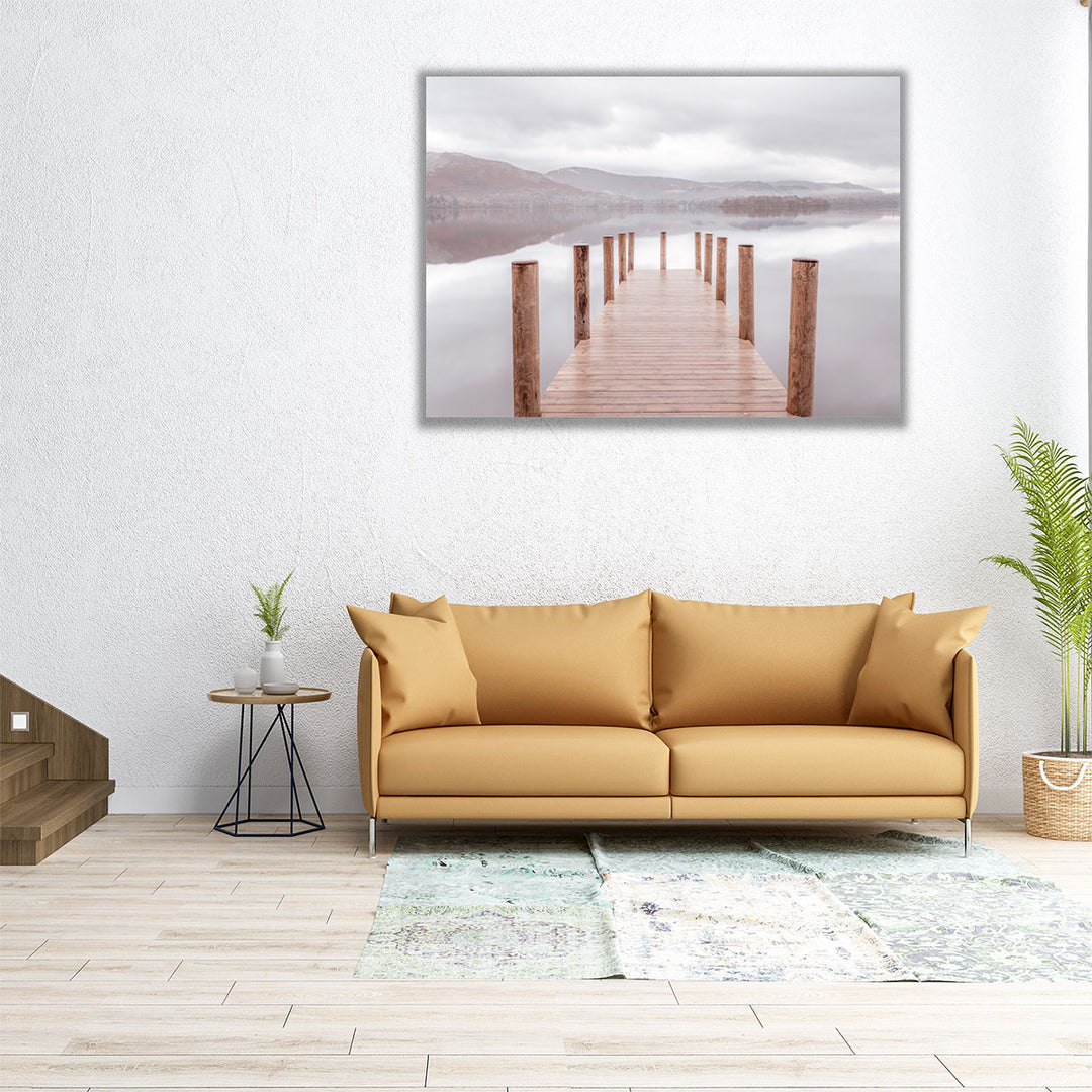 Derwentwater Pier I - Canvas Print Wall Art