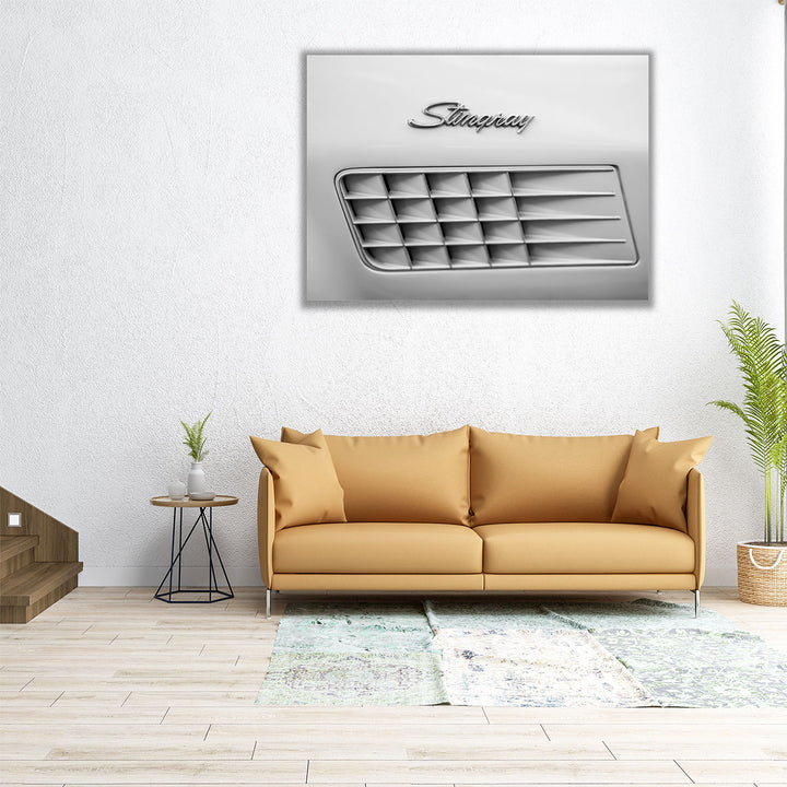 Stingray Car Logo - Canvas Print Wall Art