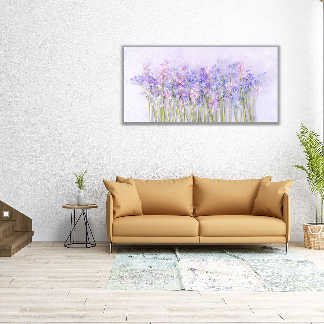 Bluebell Flowers - Canvas Print Wall Art