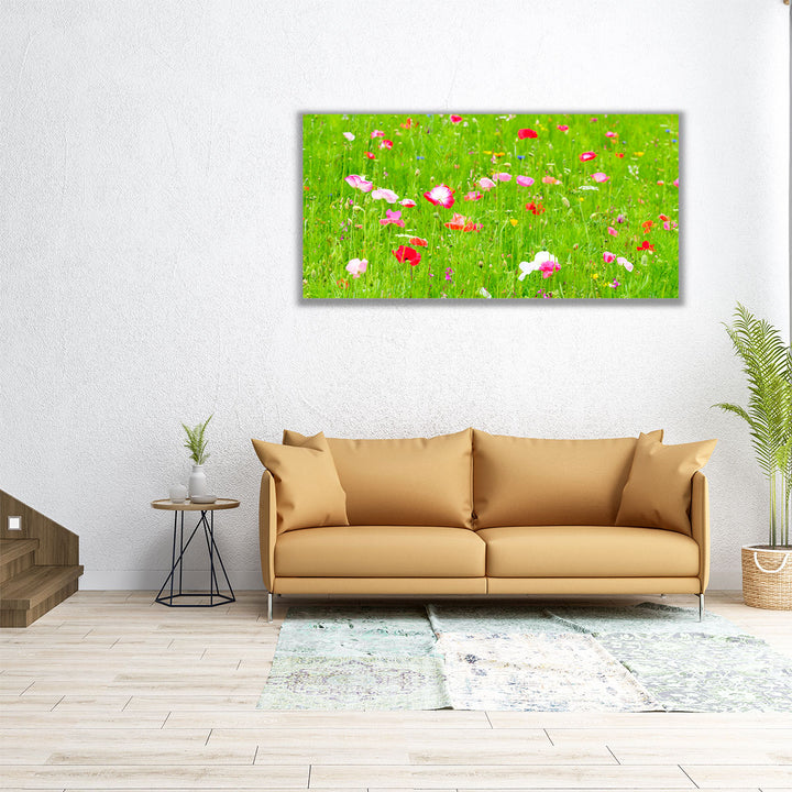 Meadow Flowers - Canvas Print Wall Art