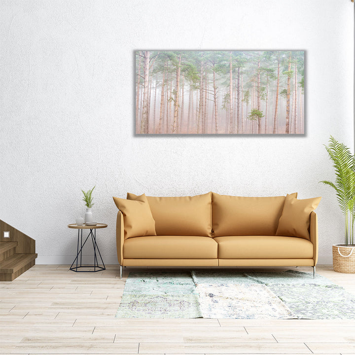 Misty Forest - Canvas Print Wall Art