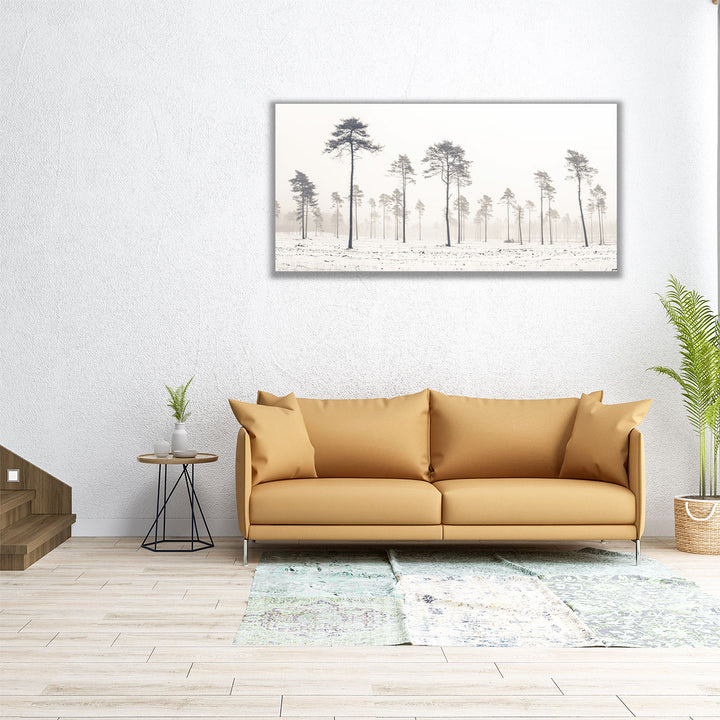 Snowy Forest in Winter - Canvas Print Wall Art