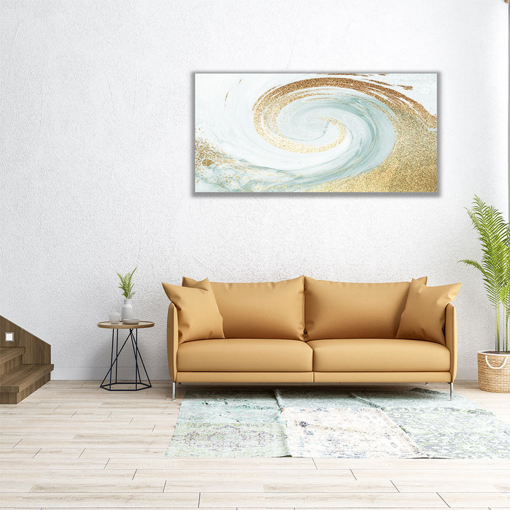 Sandy Wave 1 - Canvas Print Wall Art