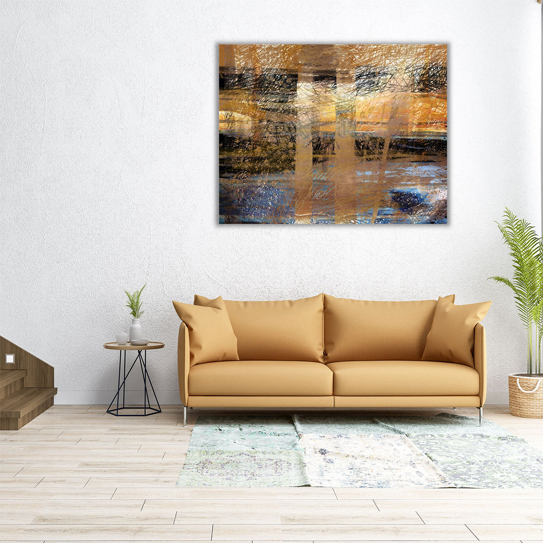 Golden Rain - Canvas Print Wall Art