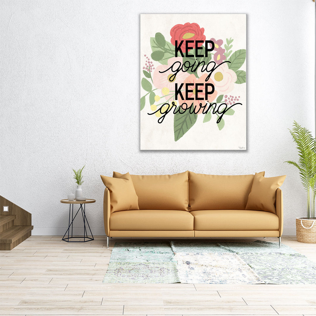 Keep Growing - Canvas Print Wall Art