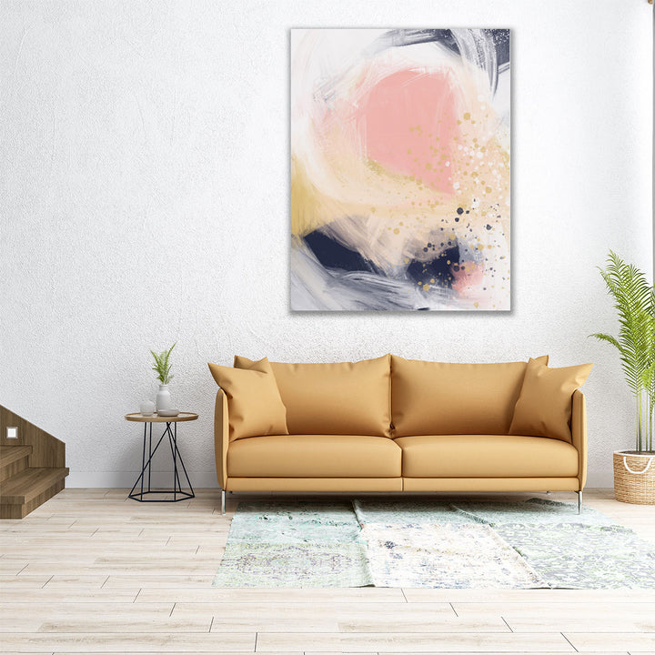 Peachy Blast - Canvas Print Wall Art