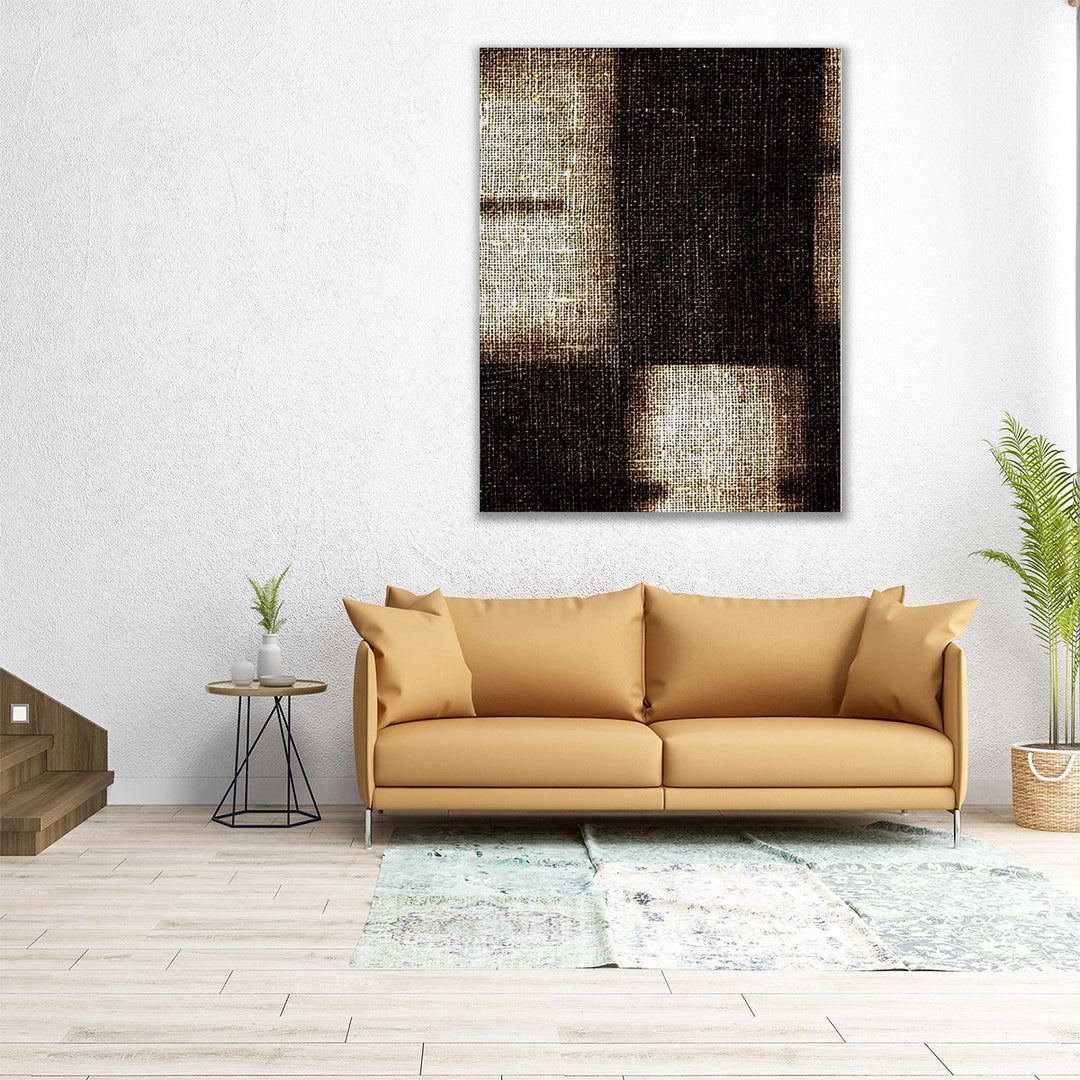 Burnt Jute 2 - Canvas Print Wall Art