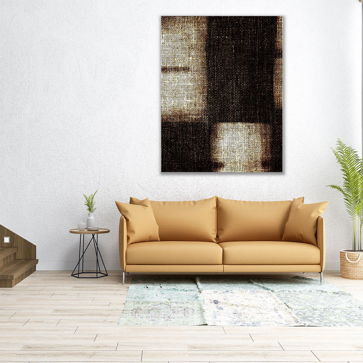 Burnt Jute 2 - Canvas Print Wall Art