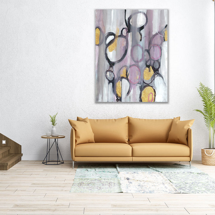 Bubbly Lavender - Canvas Print Wall Art