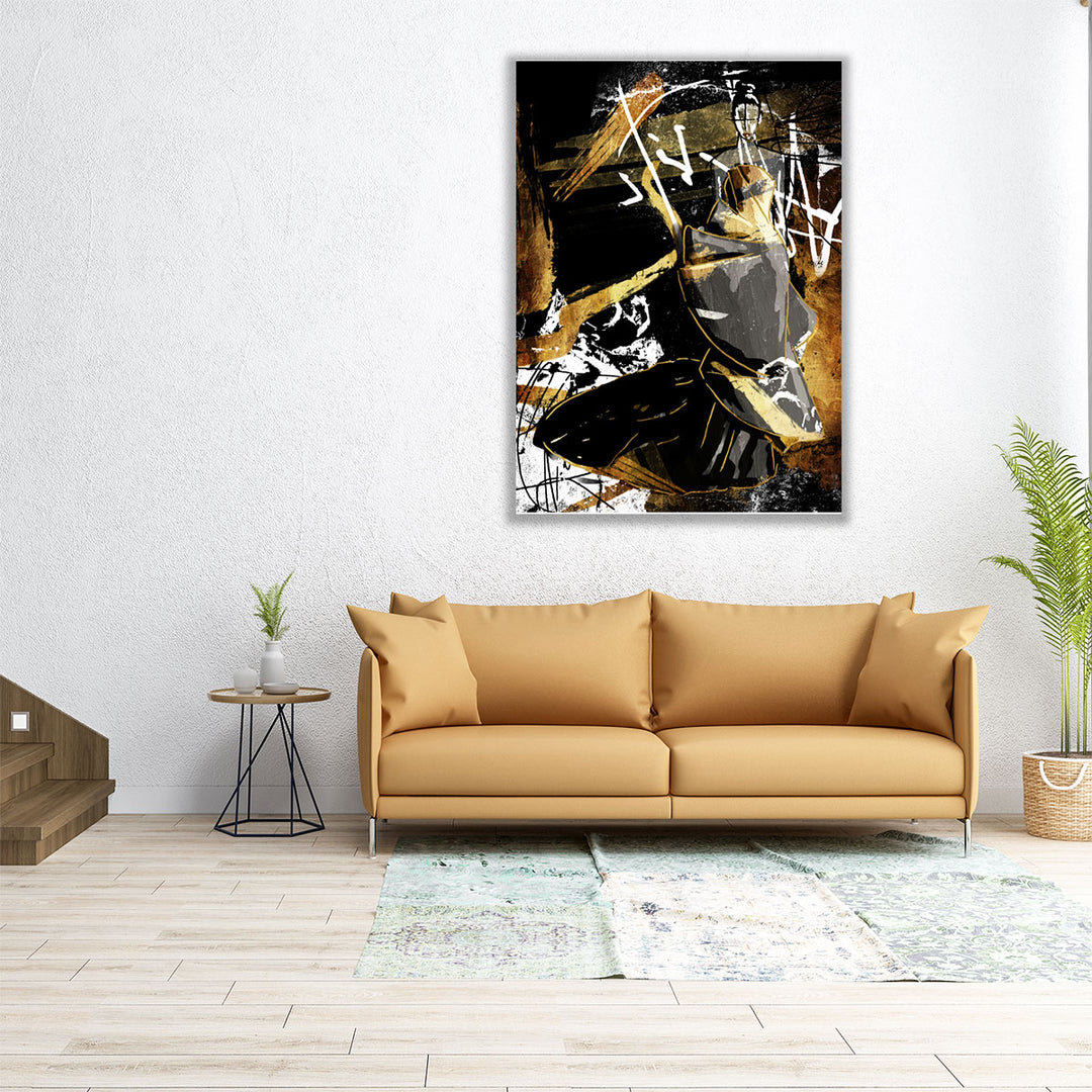 Abstract Dress - Canvas Print Wall Art