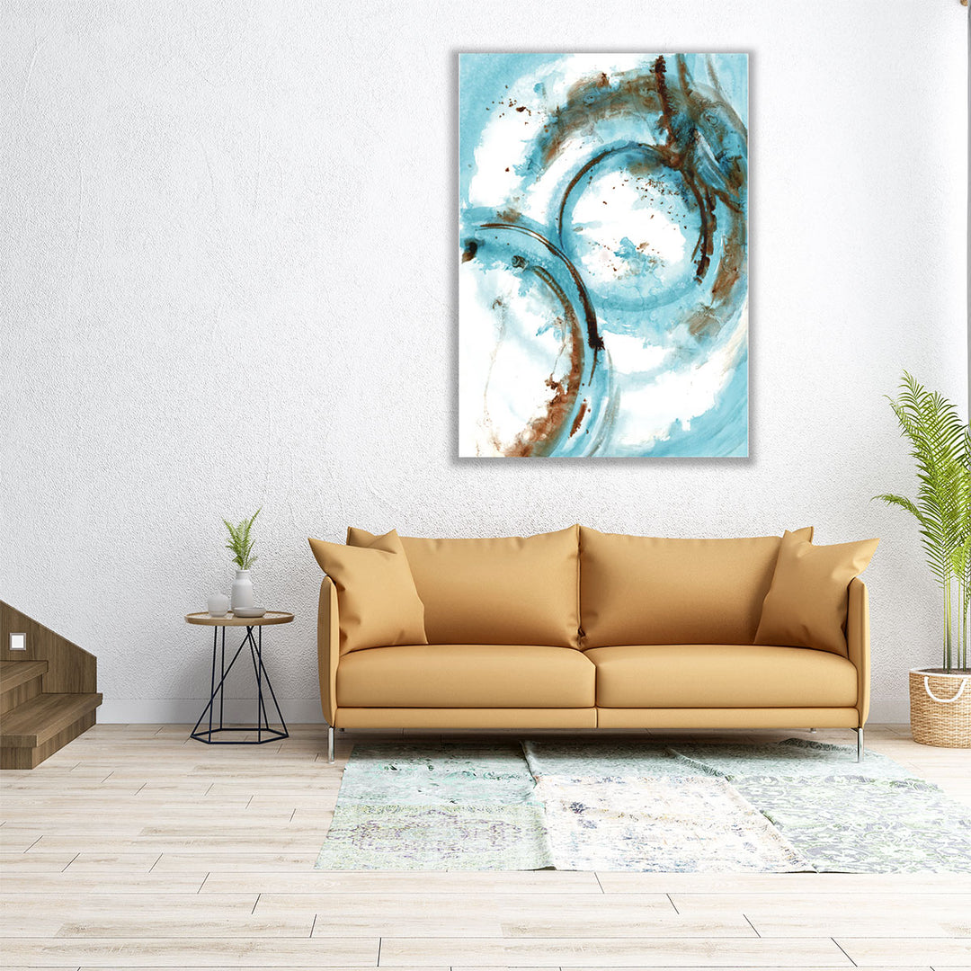 Blue Blowout 1 - Canvas Print Wall Art