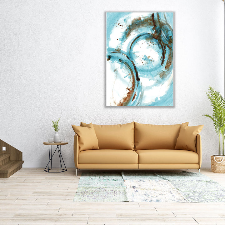 Blue Blowout 1 - Canvas Print Wall Art