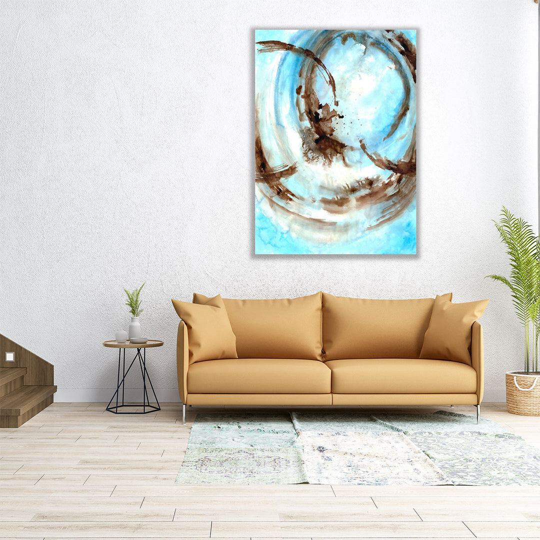 Blue Blowout 2 - Canvas Print Wall Art