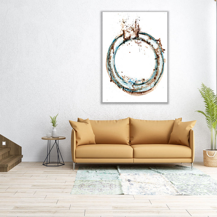Blue Blowout 4 - Canvas Print Wall Art
